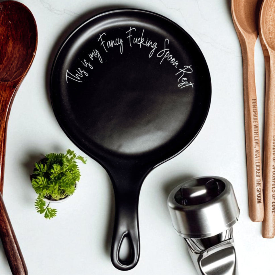 ¡Qué elegante reposacucharas!