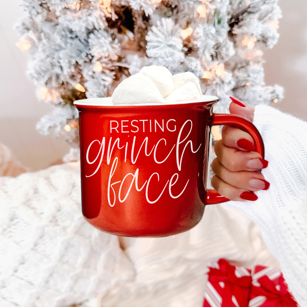 Grinch Face Mug