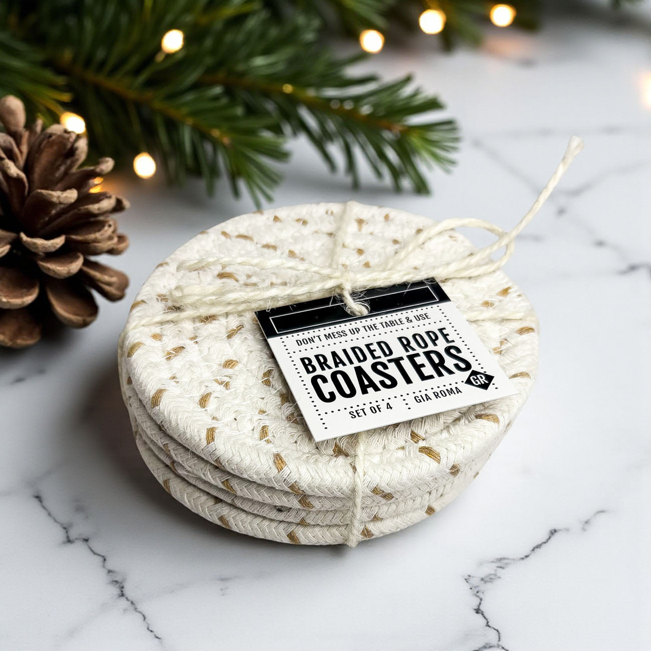 Fall Fabric Coasters