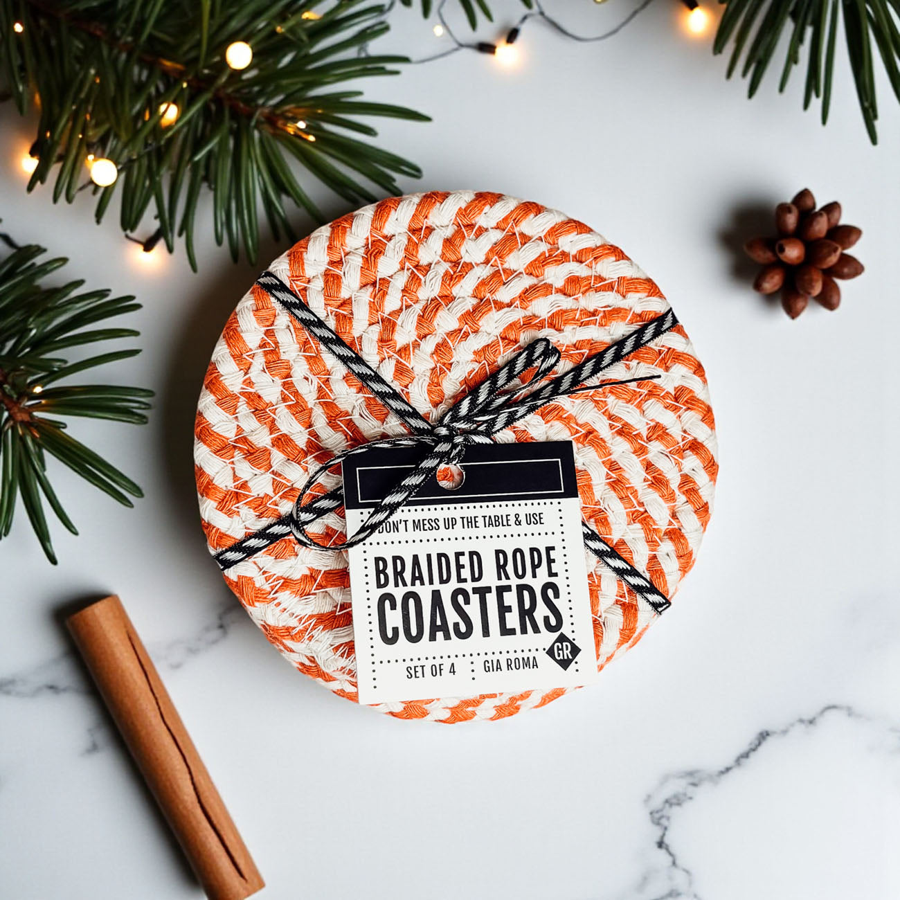 Posavasos de tela otoñales 